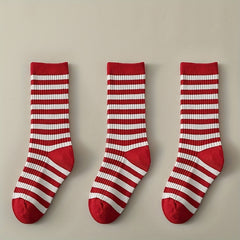 3 Pairs Kids Cartoon Christmas Socks Lucky Warm Cozy Winter Children s Socks