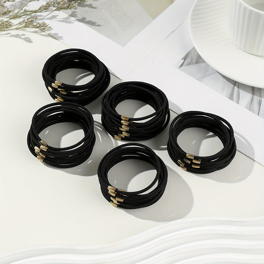 50pcs Ladies Style Hair Tie High Elastic Hair Rope Hair Rubber Band