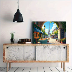 Paris Themed Diamond Painting Kit Eiffel Tower & Landmarks Craft Art
