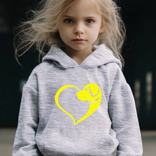 Heart & Puppy Activewear Set Girls Casual Comfy Breathable Sports