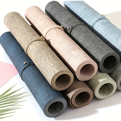 Faux Leather Desk Pad Non-slip Protective Cover Mouse Pad Waterproof Writing Pad