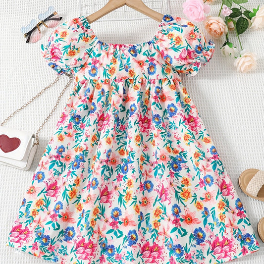 Toddler Girls Casual Dress Pencil Bohemian Draped