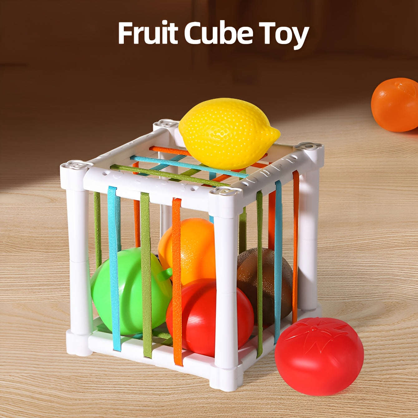 Colorful Fruit Shape Puzzle Toy Enhances Focus & Shape Recognition