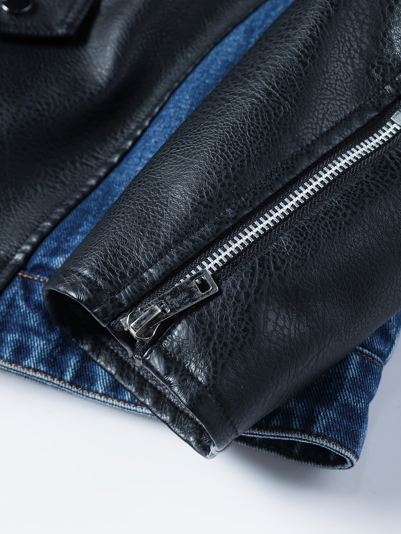 Men's Vintage Style PU Leather Jacket