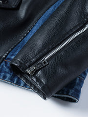 Men's Vintage Style PU Leather Jacket