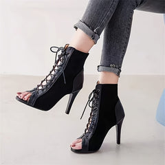 Women's Lace Up Stiletto Dress Sandals Sexy Party Pumps