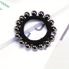 2pcs Pearl Hair Rope Head Accessories