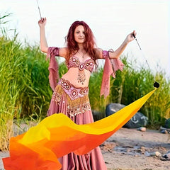 Belly Dance Veil Poi 199 x 89 Vibrant Polyester