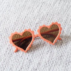 Heart-Shaped Kids Sunglasses, Outdoor Sun Protection