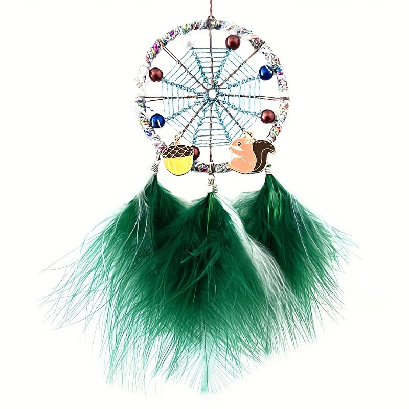 Christmas Gift Car Pendant House Dream Catcher Car Rearview Mirror Pendant