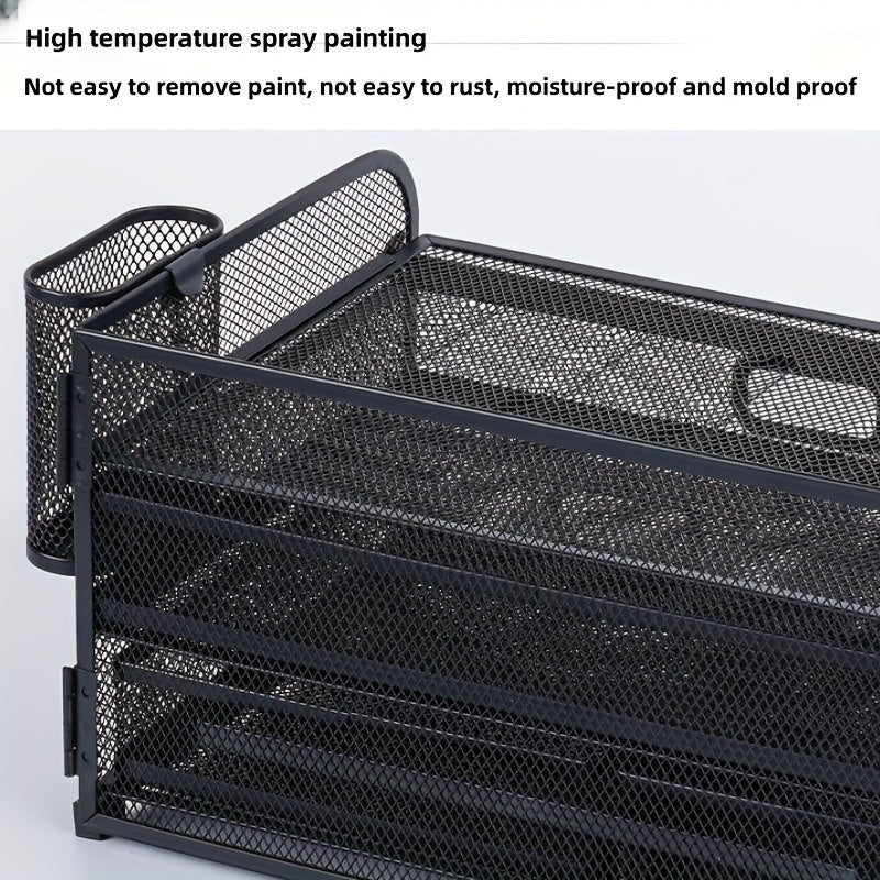 Desktop File Rack Archive Data Drawer Type Metal Storage Cabinet