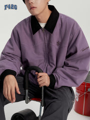 F426 Men's Casual Loose Fit Hip Hop Style Jacket