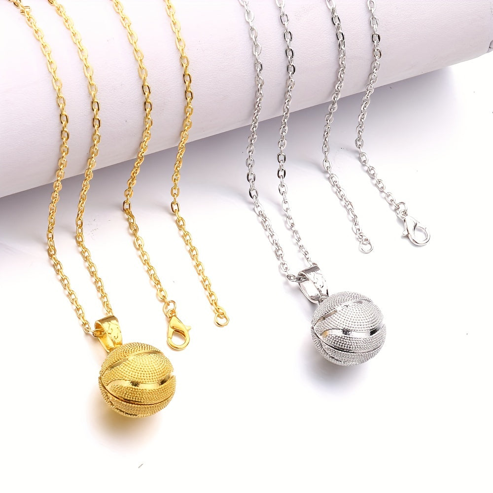Basketball Charm Pendant Necklace 27 56inch