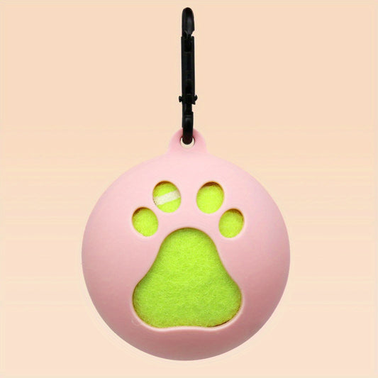 Pet Toy Tennis Ball Holder with 1 Tennis Ball