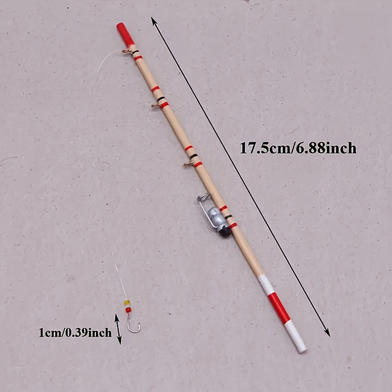 Dollhouse Fishing Rod Mini Model Life Scene Decoration