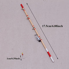 Dollhouse Fishing Rod Mini Model Life Scene Decoration