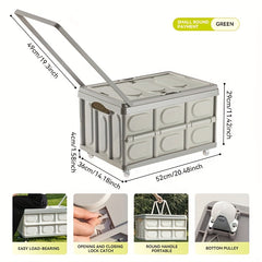 Outdoor Camping Storage Box Folding Suitcase Car Trunk Organizer