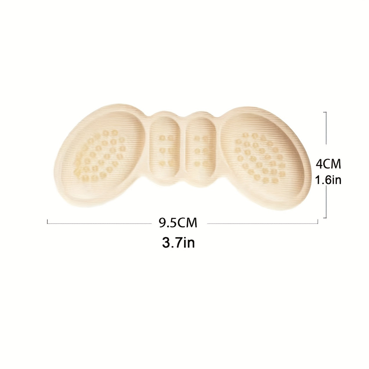 Rubber Butterfly Back Stickers Anti Abrasion for Women's High Heels