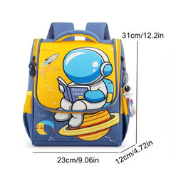 Kids Cartoon Space Backpack Lightweight School Bag