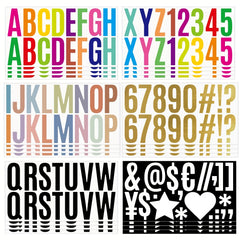 6/24pcs Large Letter Stickers, 2.5" Self-Adhesive Waterproof Letter Stickers