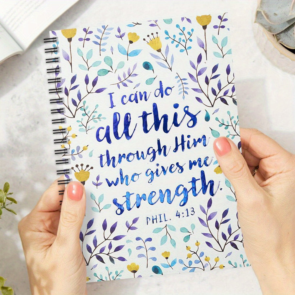 Inspirational Spiral Notebook Journal School Office Supplies