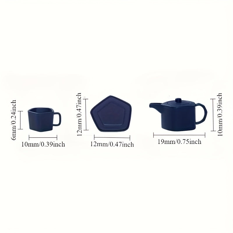 Mini Tea Set Accessories - Dollhouse Decoration