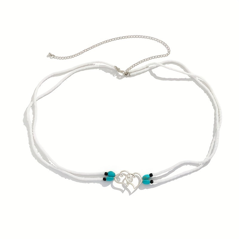 Bohemian Double Layer Beads Waist Chain for Women