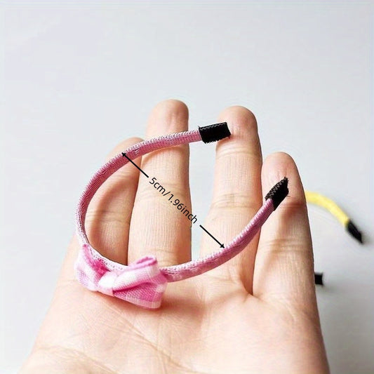 6mm Mini Dollhouse Hair Accessories Set for Dolls - Assorted Colors