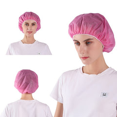 100pcs Disposable Hair Net Bouffant Caps for Work Medical Labs Tattoo Food