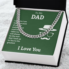 Titanium Steel Necklace For Dad Father's Day Gift