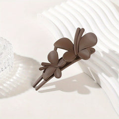 Frosted Butterfly Hair Clip Barrette Large Hairpin for Women Girls