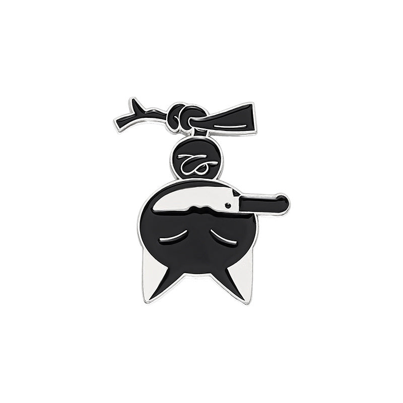 Mens Punk Cats Enamel Pins Brooches Lapel Badges Pin Jewelry