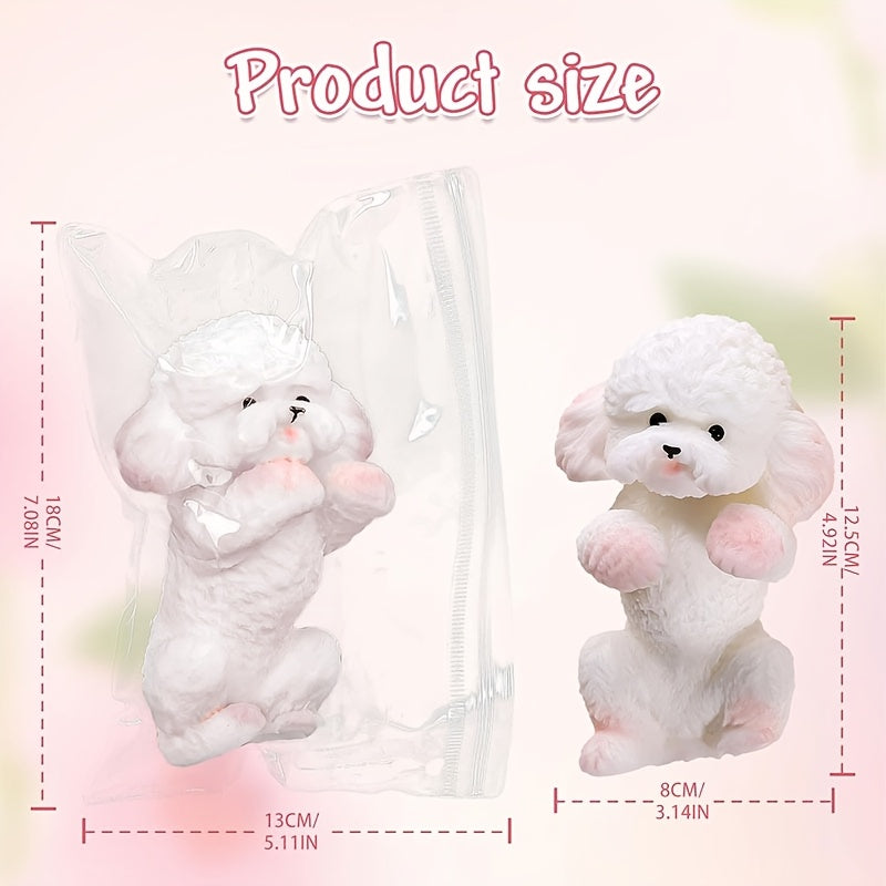 Large Teddy Fidget Toy with Realistic Hair - Comfortable Feel