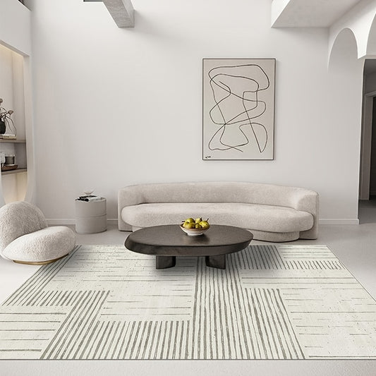 Contemporary Abstract Circles Area Rug