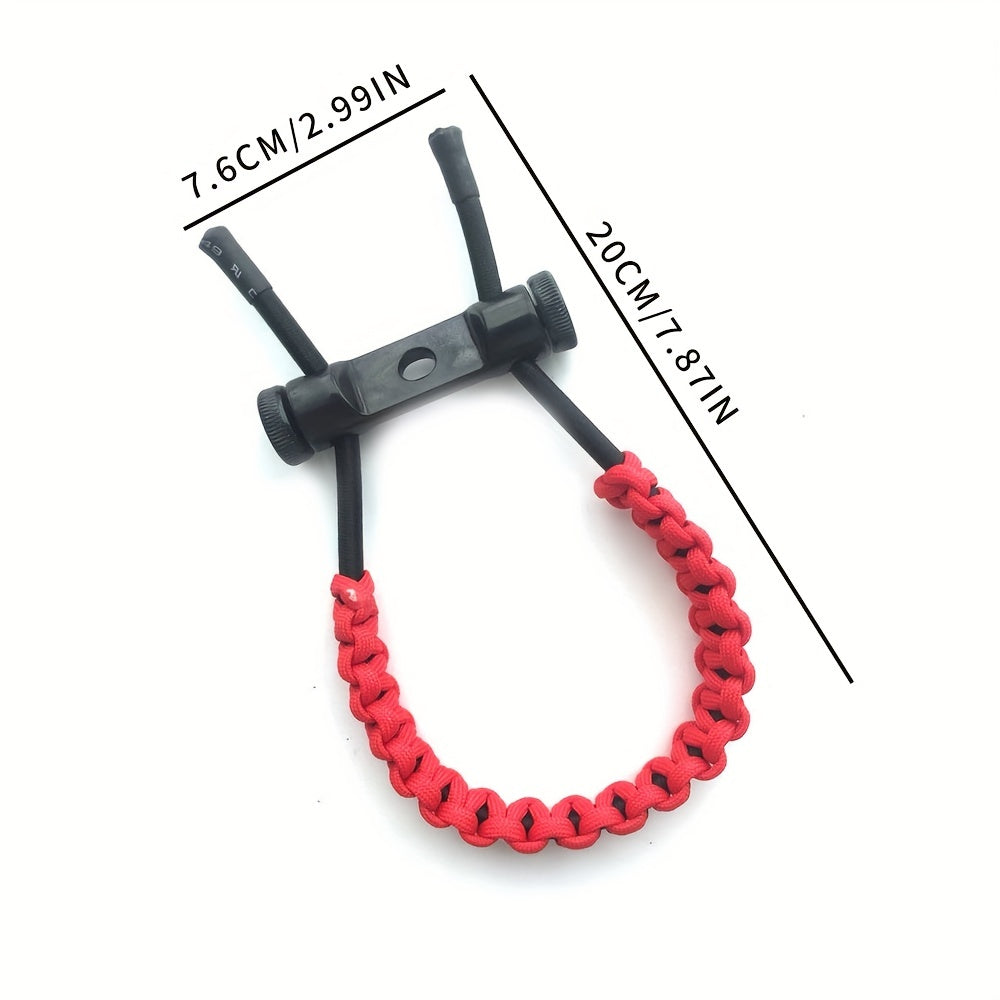 Adjustable Archery Bow Wrist Sling Braided Cord Rope Strap
