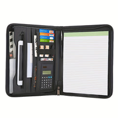 PU Leather Office Supplies Zipper Folder 33x53x25cm