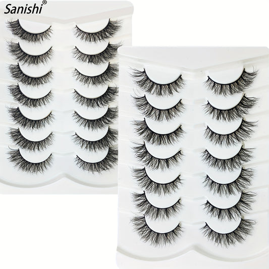 Cat Eye Natural Look False Eyelashes 7 Pairs