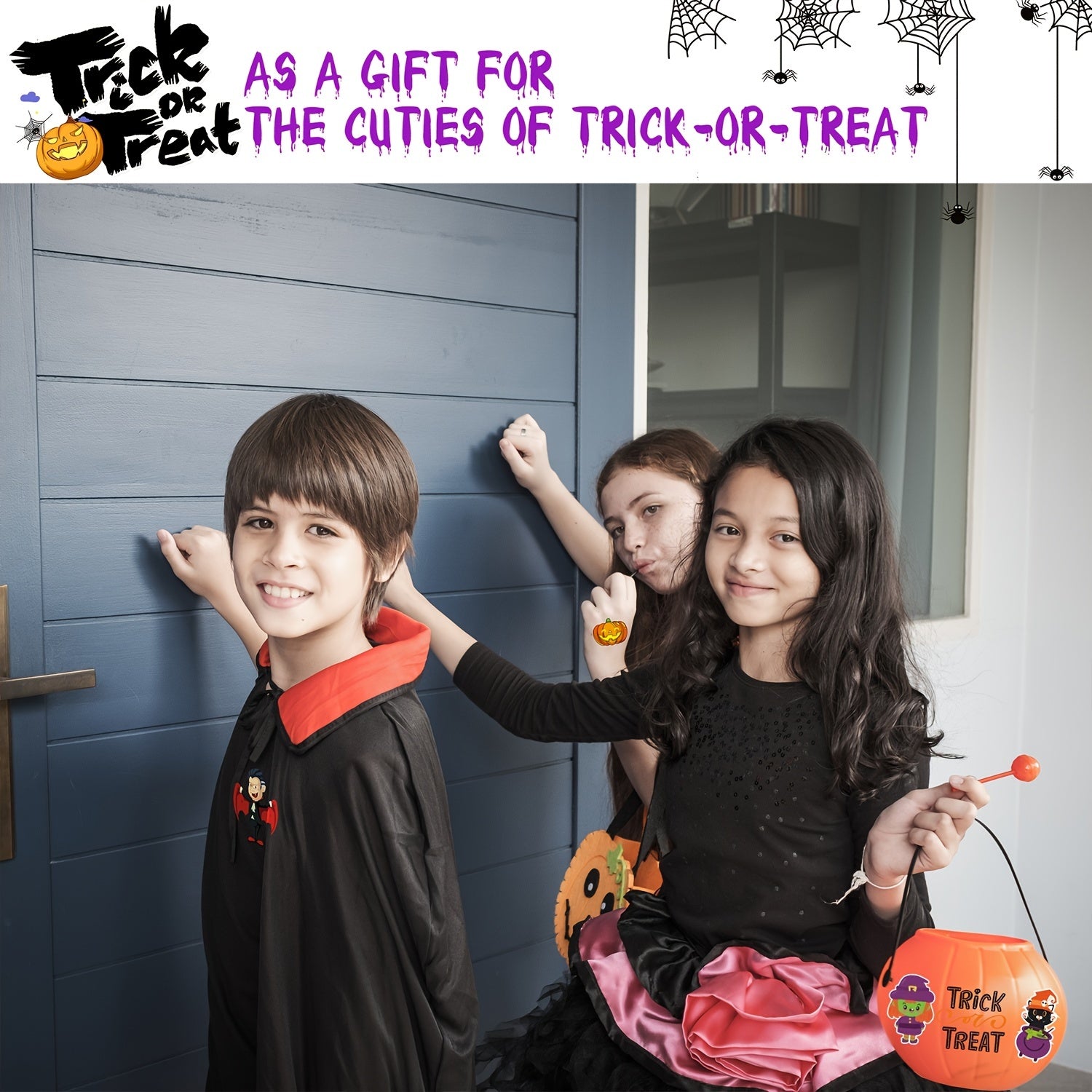 Halloween Stickers Bulk Waterproof Vinyl Stickers for Treat Bags Goodie Bags
