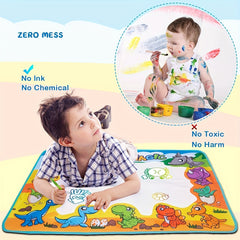 Dinosaur Water Doodle Mat for Kids Ages 3-8