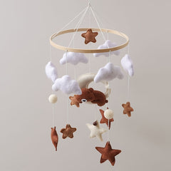 Baby Bed Bell Crib Hanging Toy Felt Stroller Decoration