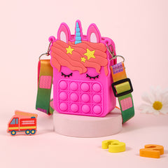 Pop Fidget Backpack Toy Bag For Shoulder Decompress