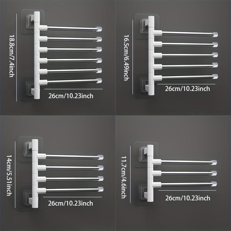 Swivel Towel Bar Stainless Steel Wall Mounted Towel Holder