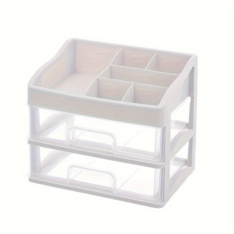 Large Capacity Makeup Organizer with Dustproof Drawer
