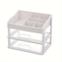 Large Capacity Makeup Organizer with Dustproof Drawer
