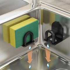 2pcs Stainless Steel Sponge Holder Kitchen Accessories