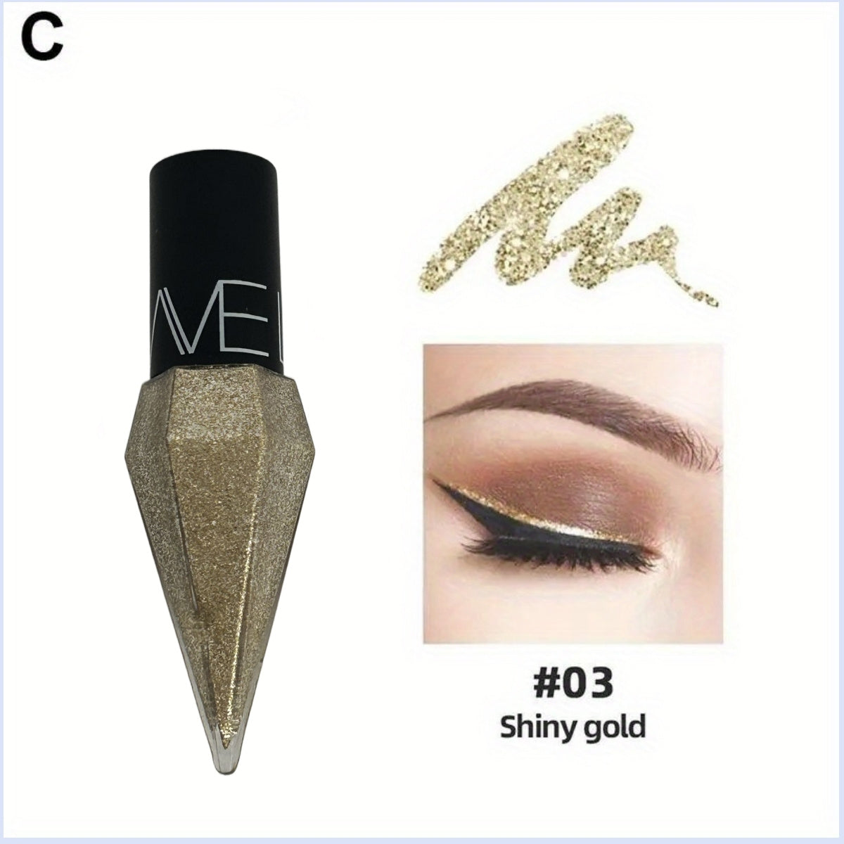 Pearly Diamond Liquid Eyeshadow Stick - 5 Colors