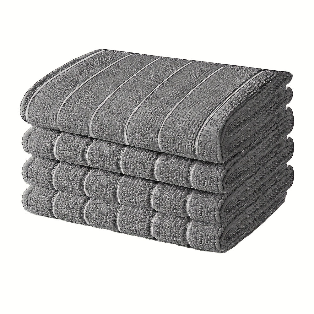 12pcs Square Dish Towels Cleaning Cloth Antibacterial Washable Kitchen Stuff