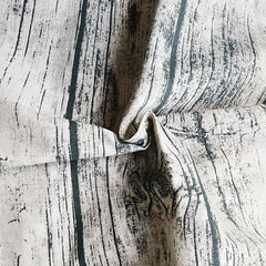 Tree Bark Printed Cotton Linen Fabric 19.6in x150cm