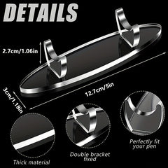 Acrylic Pen Holder Desktop Pen Rack Transparent