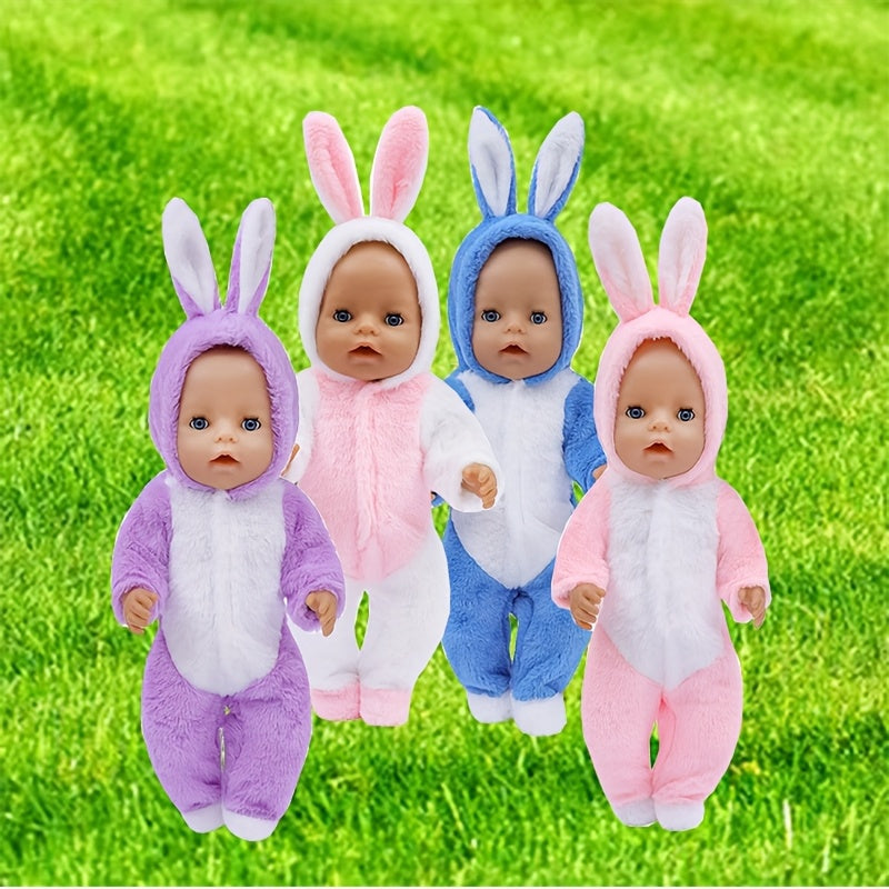 Plush Rabbit Four Jumpsuit Doll Coat - Holiday Gift